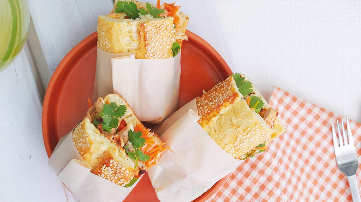 Banh mi revisité au dindon
