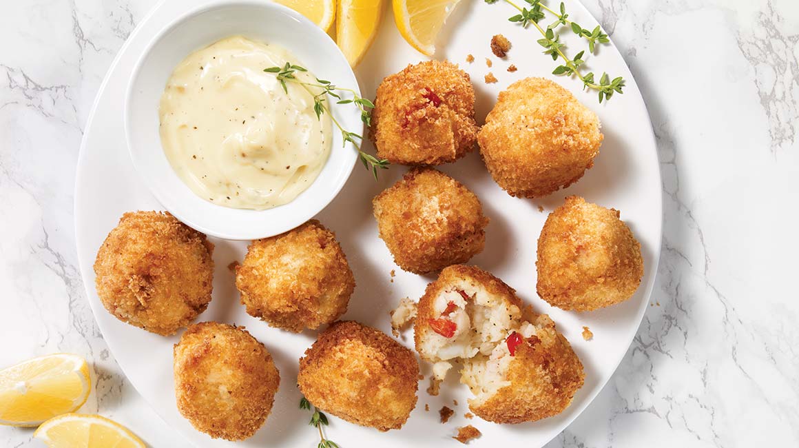 Salt cod croquettes