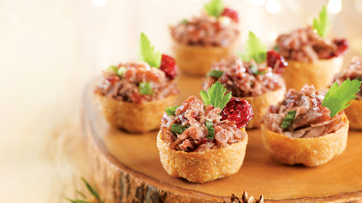 Confit de canard à l’apéro de Josée di Stasio
