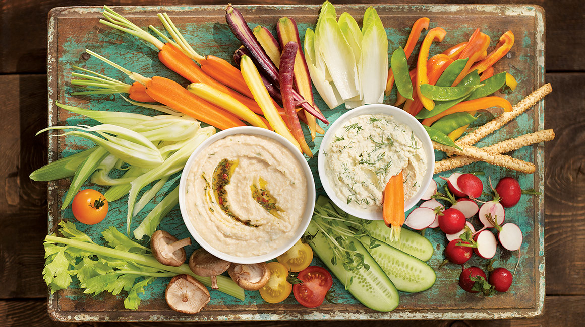 Vegan dip duo from Alexandra Diaz and Geneviève O'Gleman