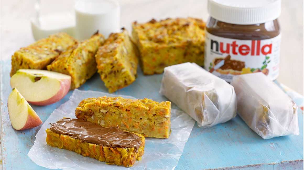 Gâteau déjeuner de grand-maman aux pommes et au Nutella®