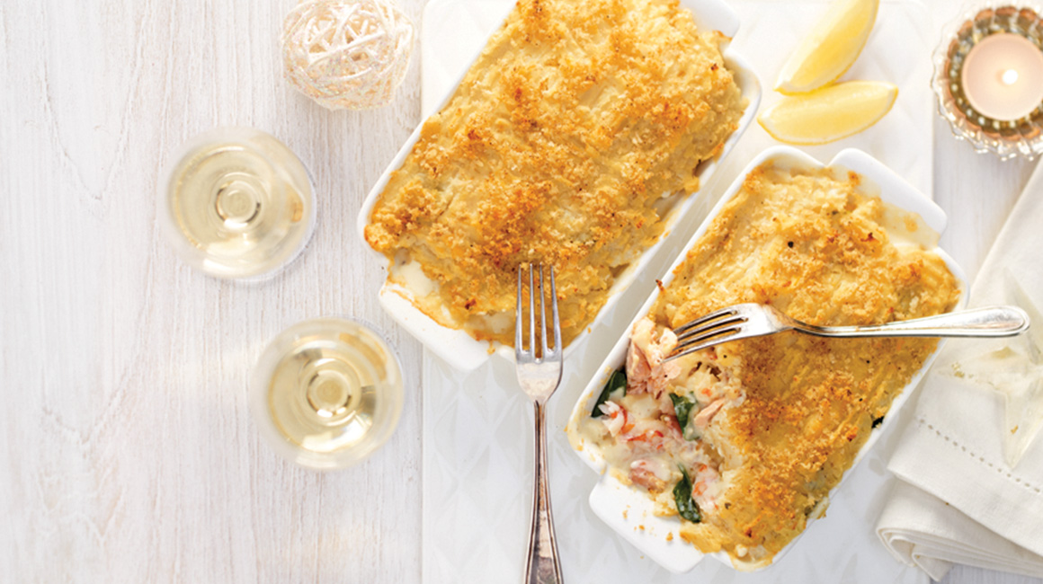 Gratin de fruits de mer 