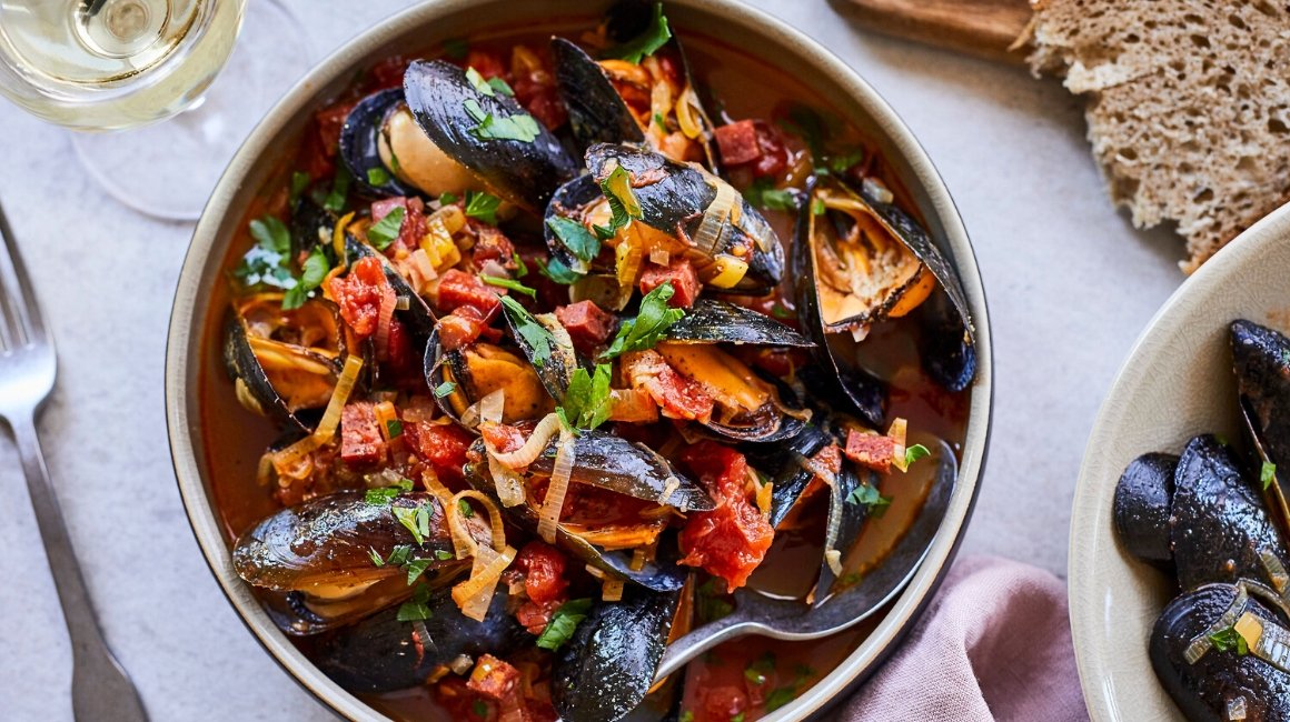 Moules à la portugaise