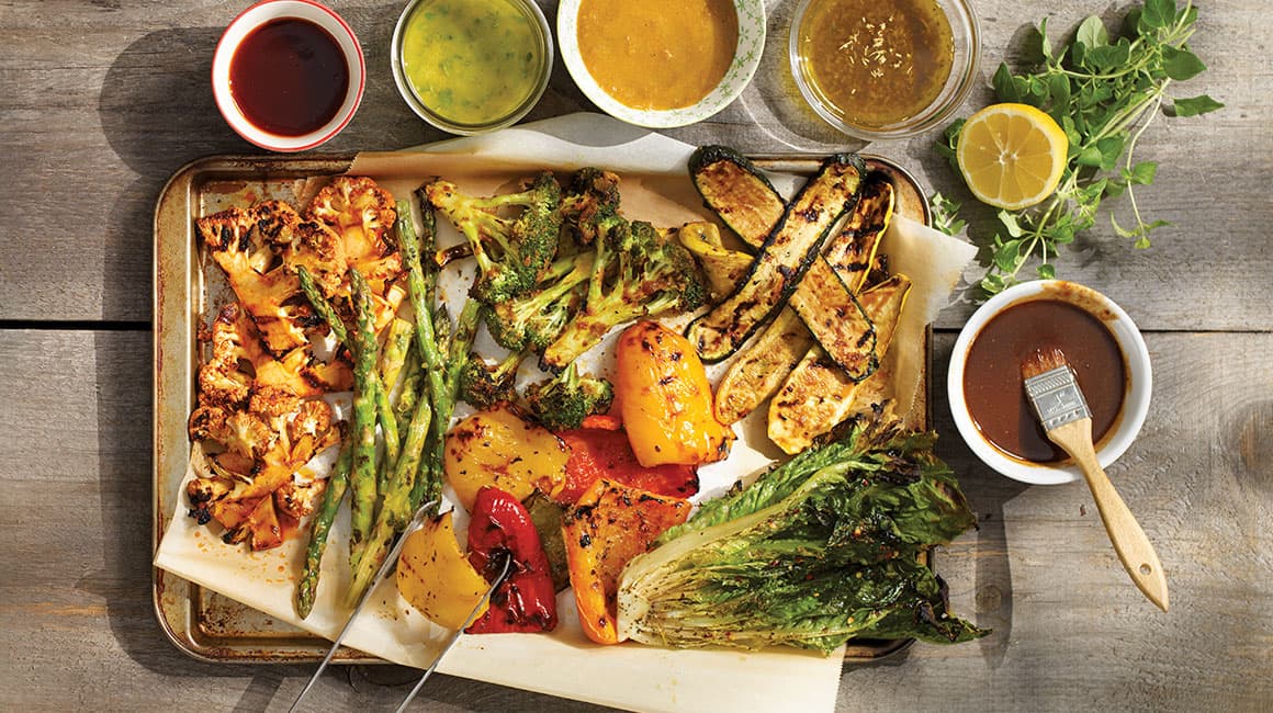 Marinades pour légumes au bbq d’Alexandra Diaz et Geneviève O'Gleman