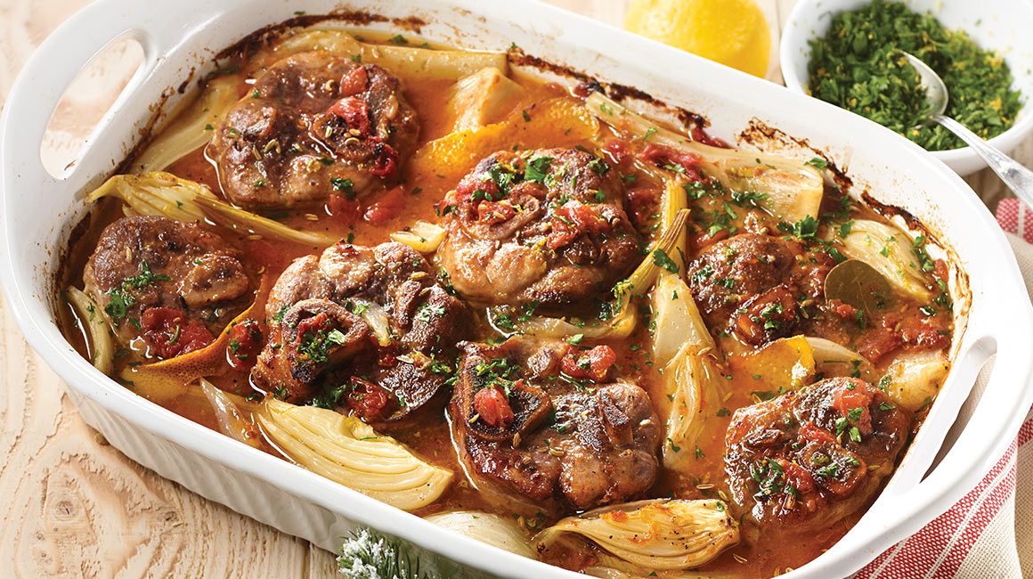 Osso buco de porc au fenouil de Josée di Stasio