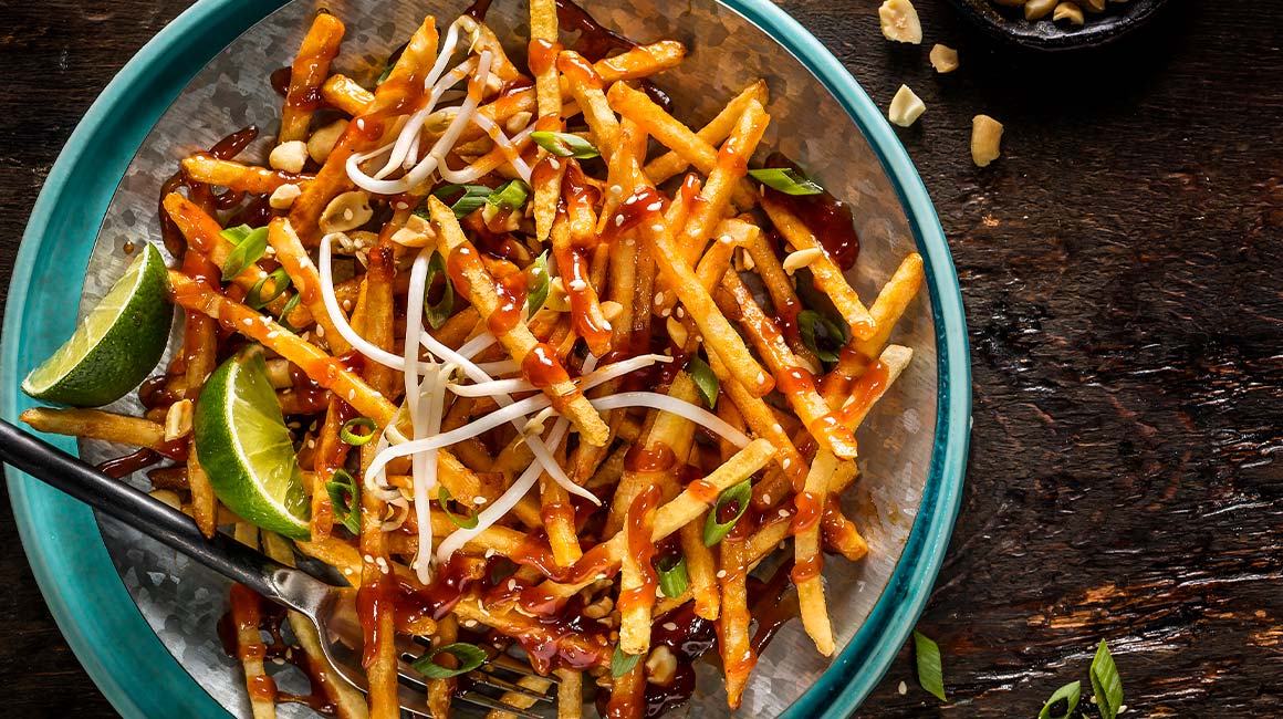 Pad thaï aux frites