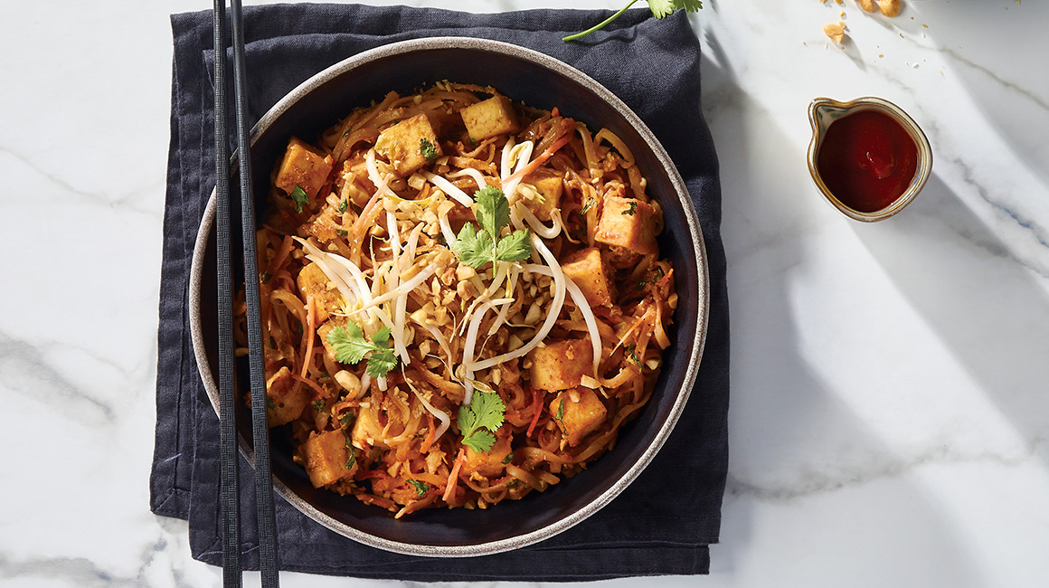 Pad thaï with tofu
