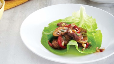 Roulades de laitue au porc aigre-doux