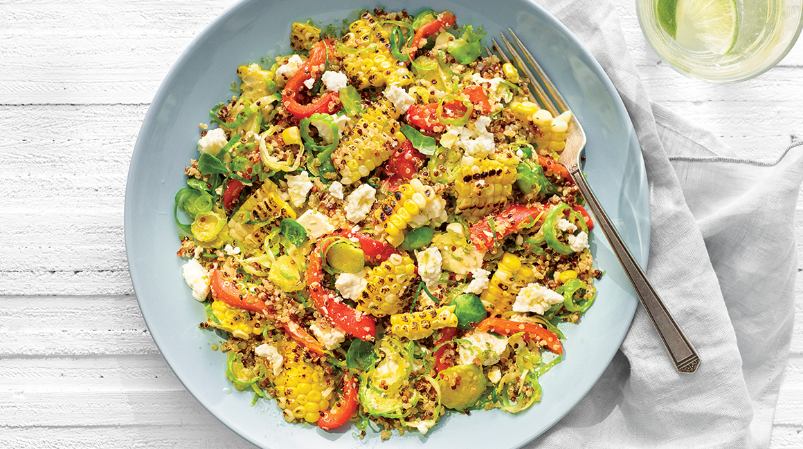 Salade de maïs grillé