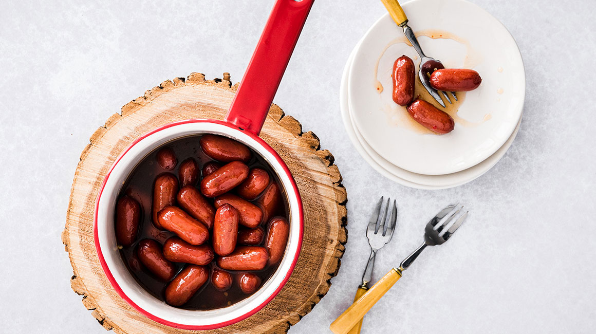 Saucisses cocktail à l’érable