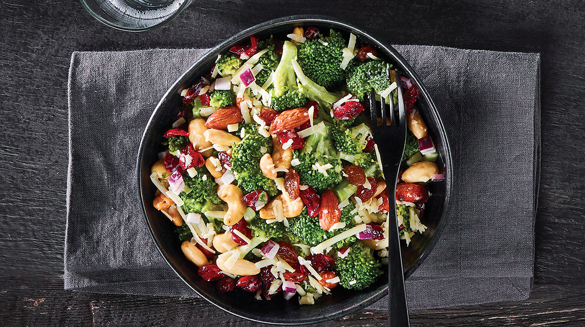 5 ingredients broccoli salad