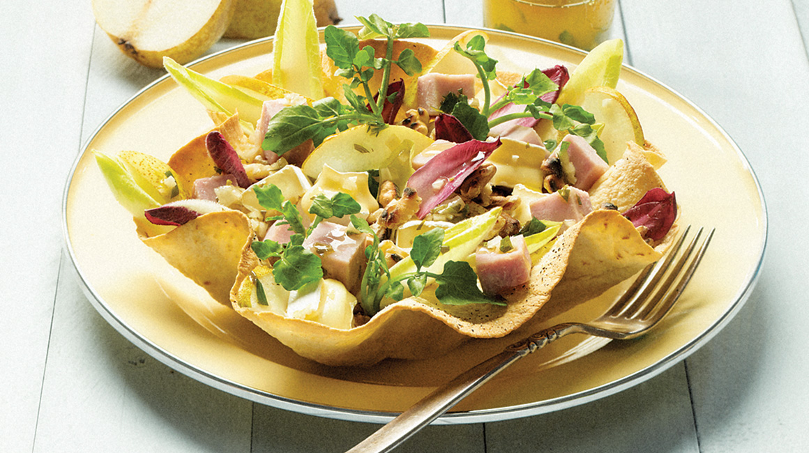 Ham and endive salad