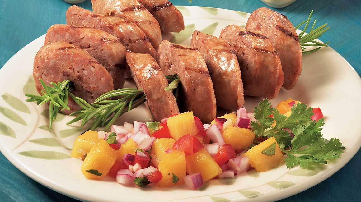 Salsa de mangue et de coriandre