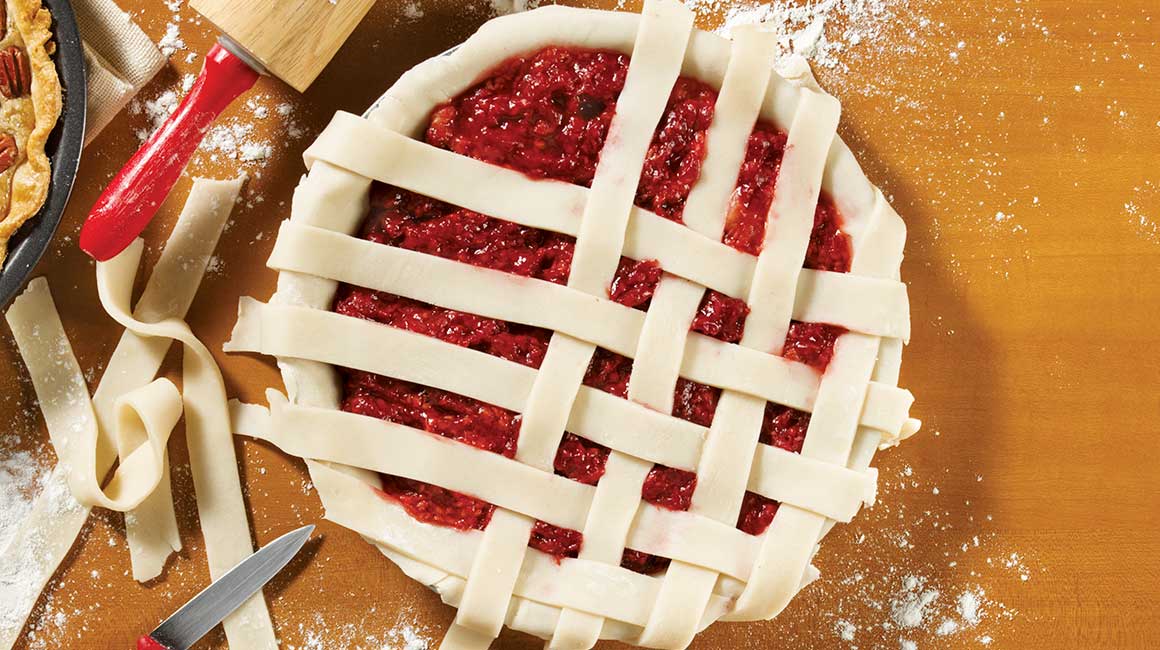 Mixed berry pie