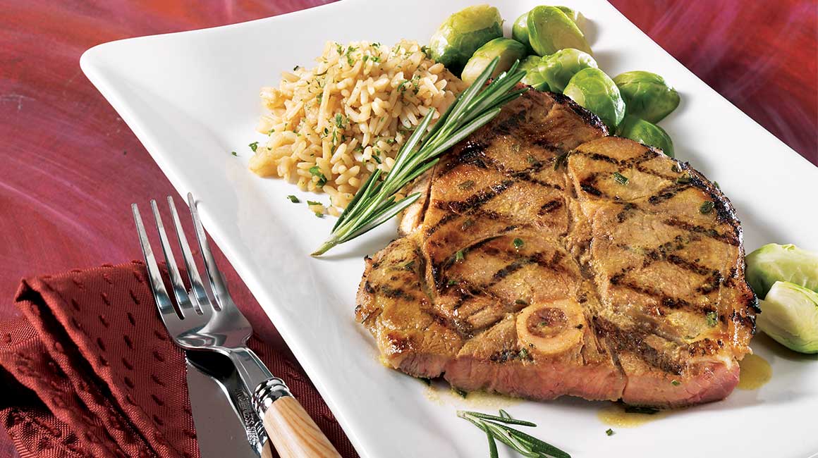 Rosemary leg of lamb