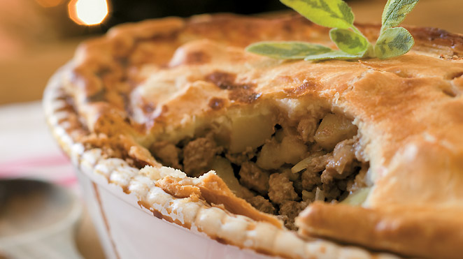 Tourtière du Lac Saint-Jean au bison