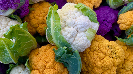 Colored cauliflower